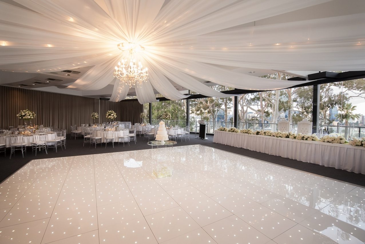 Starlok LEB dance floor used by AM Lighting Ltd